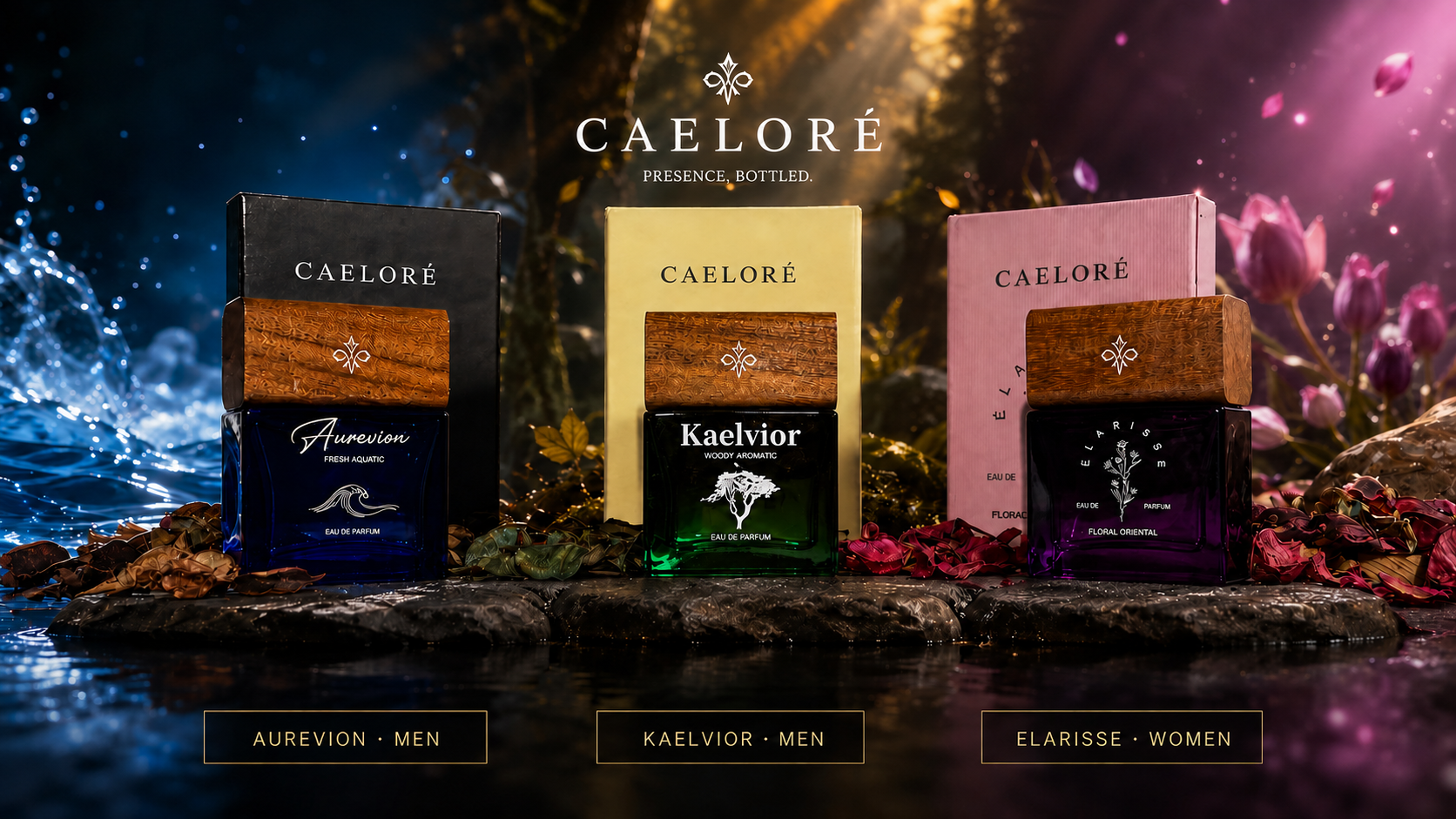 CAELORÈ perfume collection
